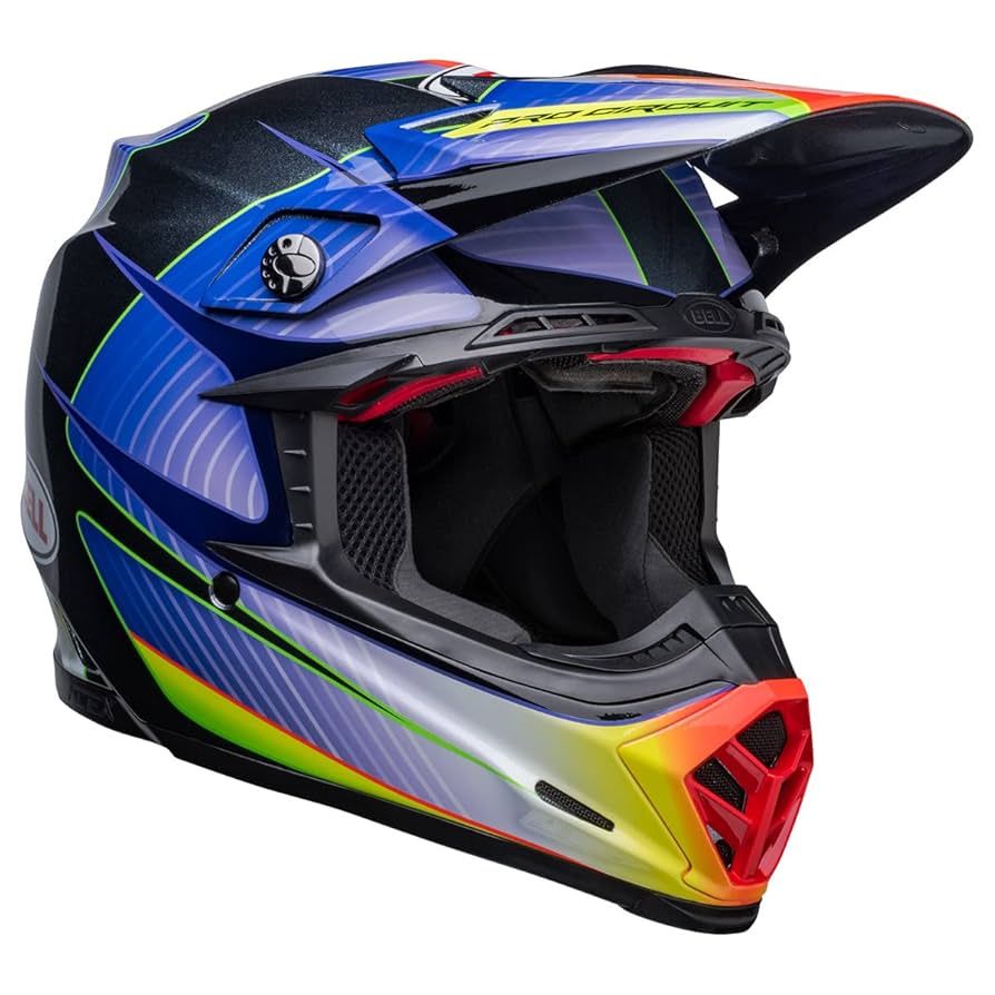 Bellヘルメット BELL Moto-9S Flex Helmets (Pro Circuit 23 Gloss Silver